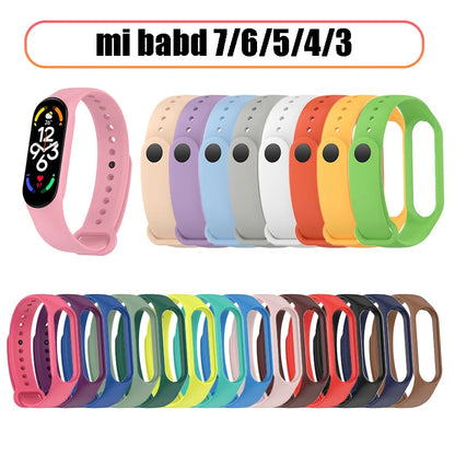 Bracelet Strap For Xiaomi Mi Band 4 Silicone Strap