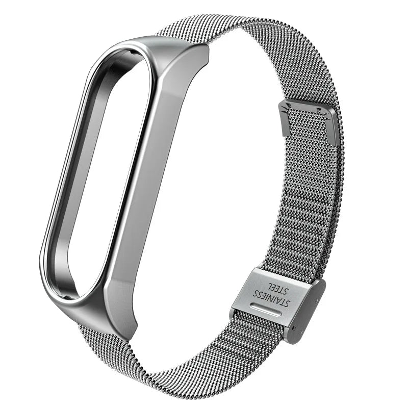 Stainless Steel Straps for Xiaomi Mi Band 4-7