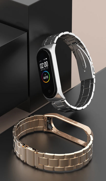 Stainless Steel Straps for Xiaomi Mi Band 4-7